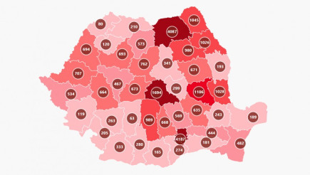 Hargita megyében 3 új esetet igazoltak az elmúlt 24 órában