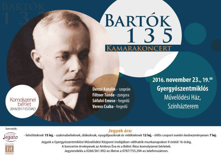 Legato Egyesület: Bartók 135