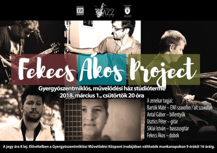 Gyergyói Jazz Klub: Fekecs Ákos Project