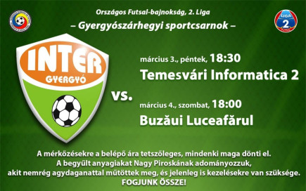 Inter Gyergyó vs. Remetei Kereszthegy