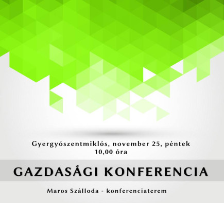 Gazdasági konferencia és kerekasztal-beszélgetés Gyergyószentmiklóson