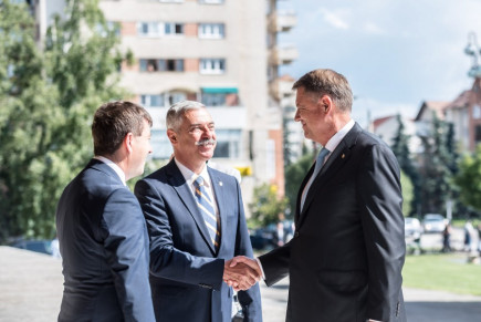 Klaus Iohannis államfő Székelyföldön