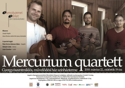 Mercurium quartett komolyzenei koncert