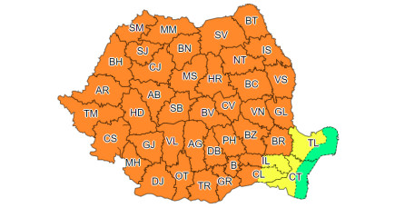 Az ország legnagyobb része másodfokú viharriasztás alá került