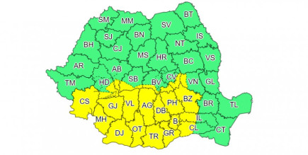 Elsőfokú havazási riasztás 20 megyében és a fővárosban hétfő délutánig