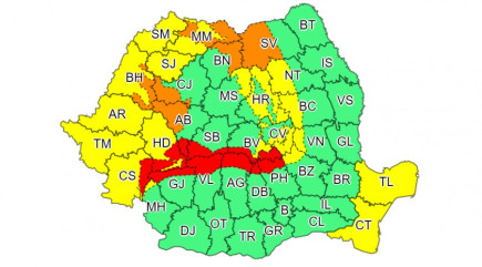 Hóviharok lesznek a Déli-Kárpátokban