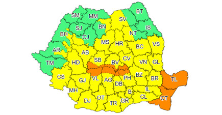 Újabb első- és másodfokú riasztásokat adtak ki a meteorológusok
