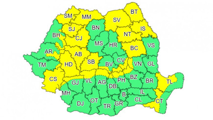 Viharos idő várható az ország 28 megyéjében