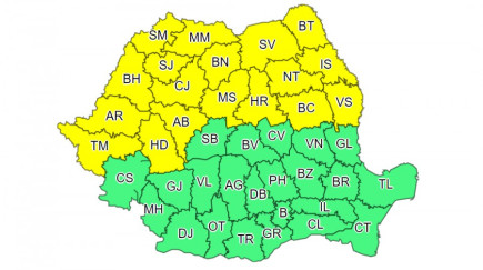 Zivatarokra figyelmeztetnek a meteorológusok