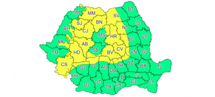 Sárga jelzésű viharriadót adta ki 17 megyére