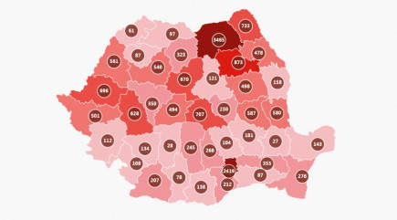 Hargita megyében 121-re nőtt az eddig koronavírussal fertőzöttek száma