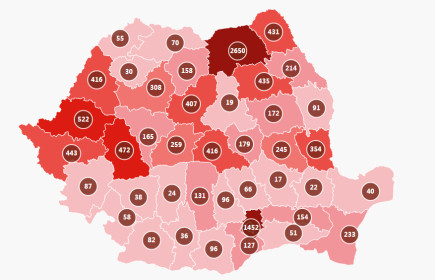 Hargita megyében 4 új esetet igazoltak az elmúlt 24 órában