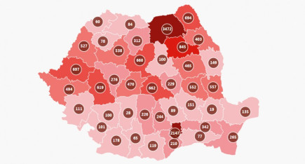 Hargita megyében 100-ra nőtt az eddig koronavírussal fertőzöttek száma