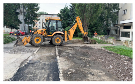 Útkarbantartási munkálatok saját gépekkel