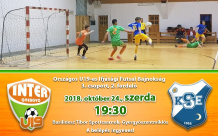 Futsal U19: Inter Gyergyó vs. Kézdivásárhelyi KSE