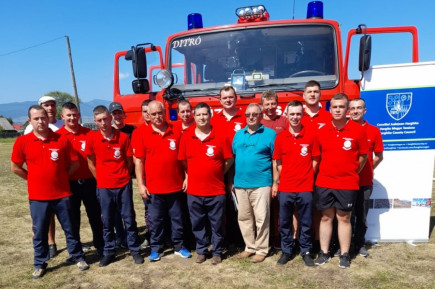 A Ditrói Önkéntes Tűzoltó Alakulat képzésének támogatása