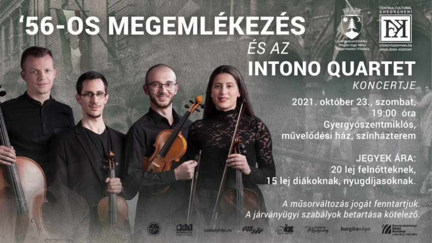 ’56-os megemlékezés és az Intono Quartet koncertje