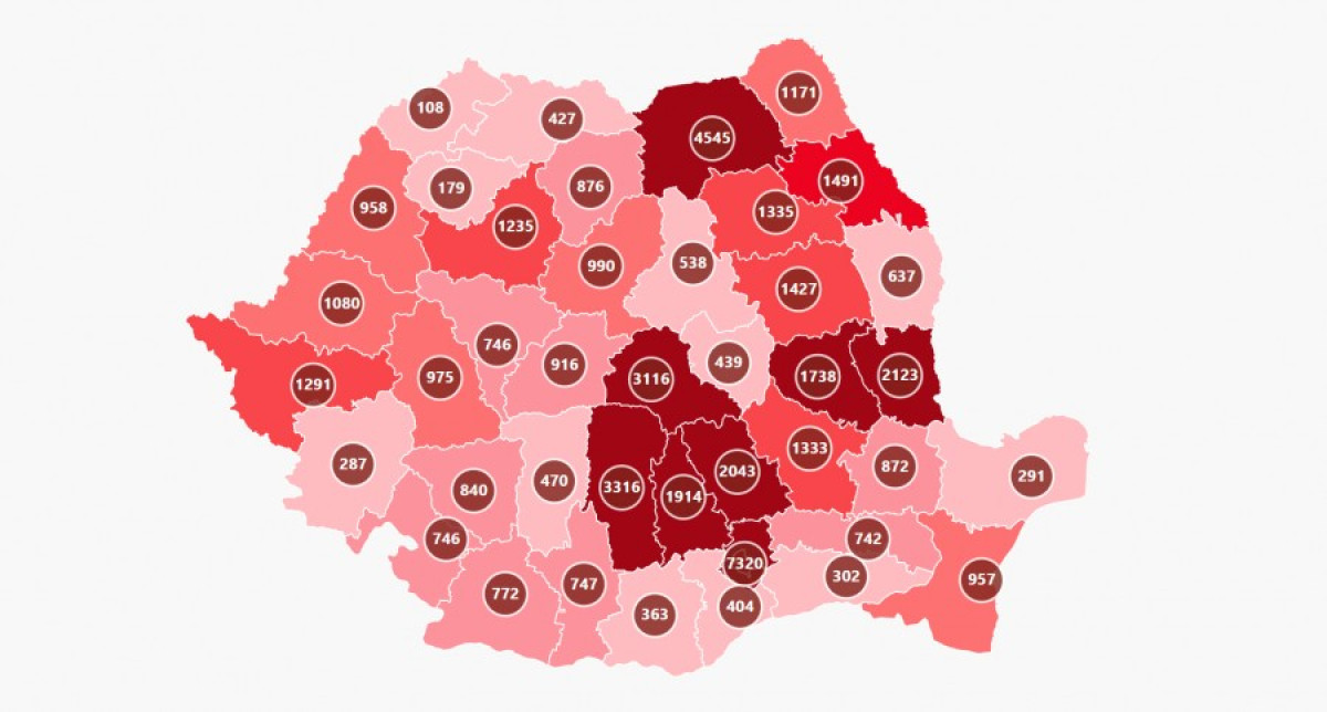 Hargita megyében 4 új esetet igazoltak az elmúlt 24 órában