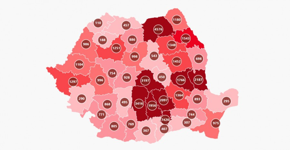 Hargita megyében 5 új esetet igazoltak az elmúlt 24 órában