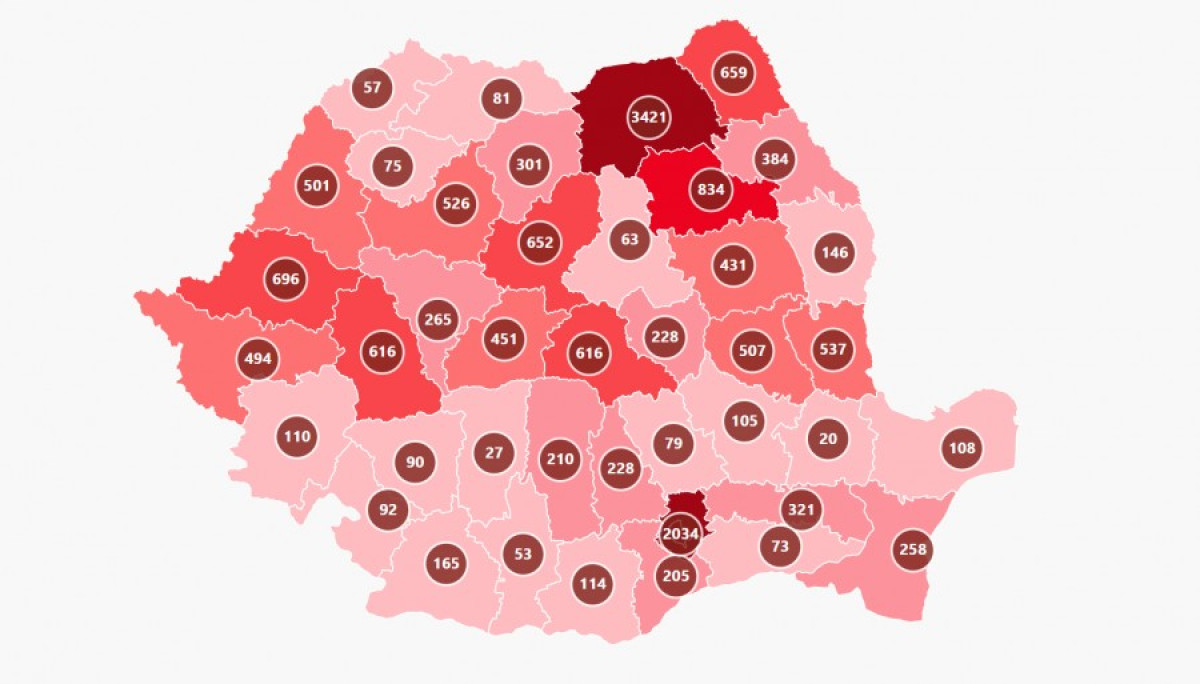 Hargita megyében 63-ra nőtt az eddig koronavírussal fertőzöttek száma