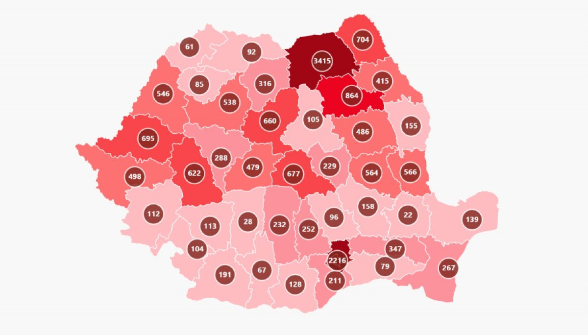 Hargita megyében 105-re nőtt az eddig koronavírussal fertőzöttek száma