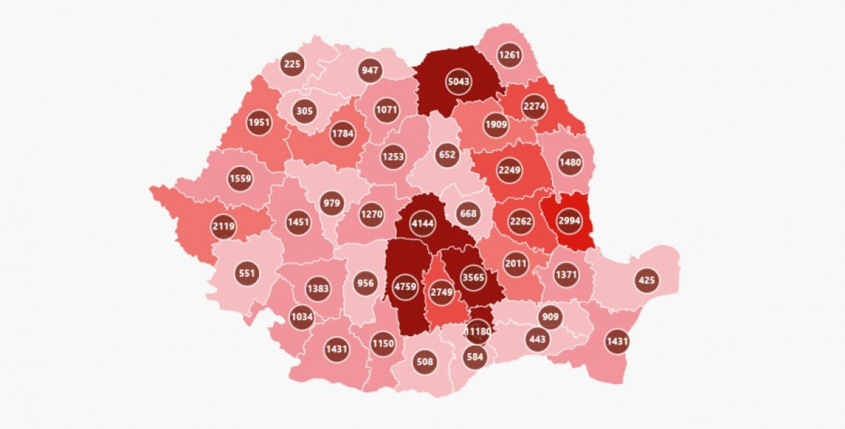 Hargita megyében 3 új esetet igazoltak az elmúlt 24 órában