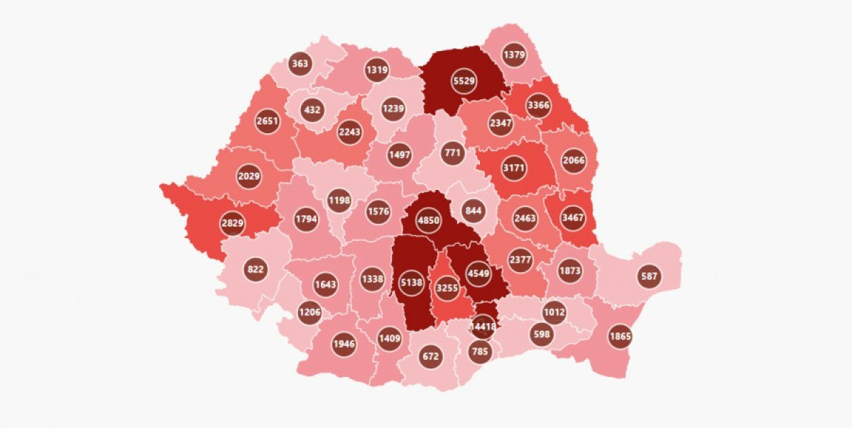 Hargita megyében 11 új esetet jelentettek az elmúlt 24 órában