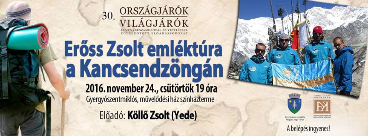 Erőss Zsolt emléktúra a Kancsendzöngán