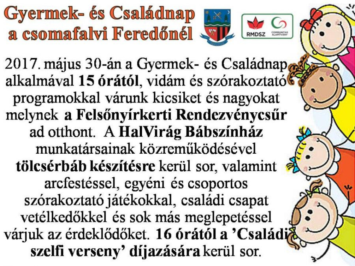 Gyermek- és Családnap a csomafalvi Feredőnél