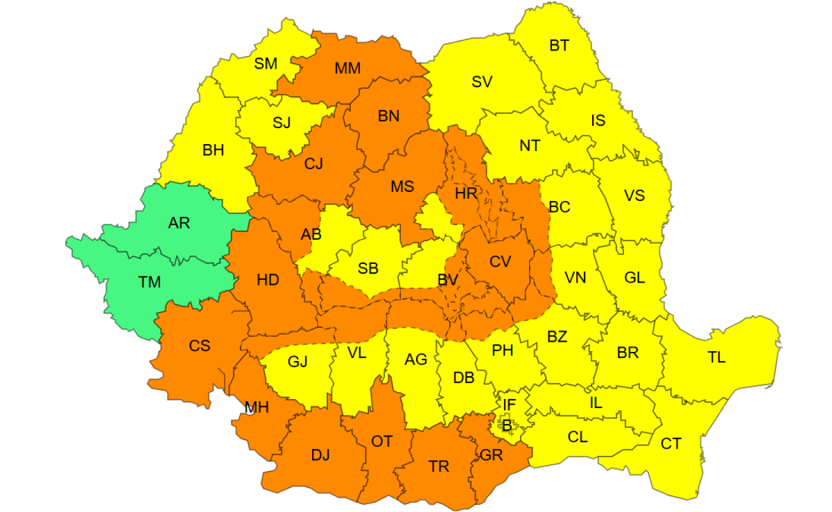Zivataros lesz az időjárás pénteken