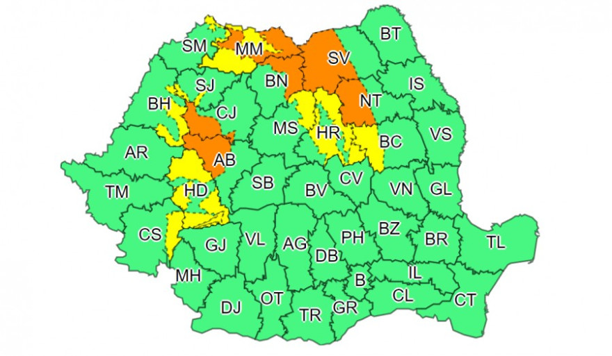 Erős szél és hóviharok várhatók 35 megye hegyvidékén