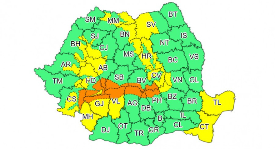 Hóviharok és bőséges csapadék várható 10 megye hegyvidékén