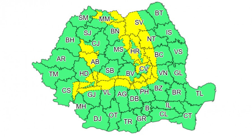 Hóviharok lesznek szombat reggelig 21 megye hegyvidékén