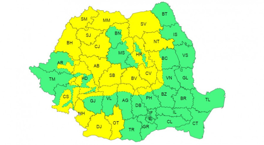 Az ország nagy részében szél lesz hétfő reggelig