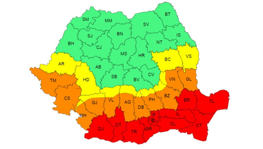 11 megyét érintő, sárga jelzésű viharriasztás lép érvénybe