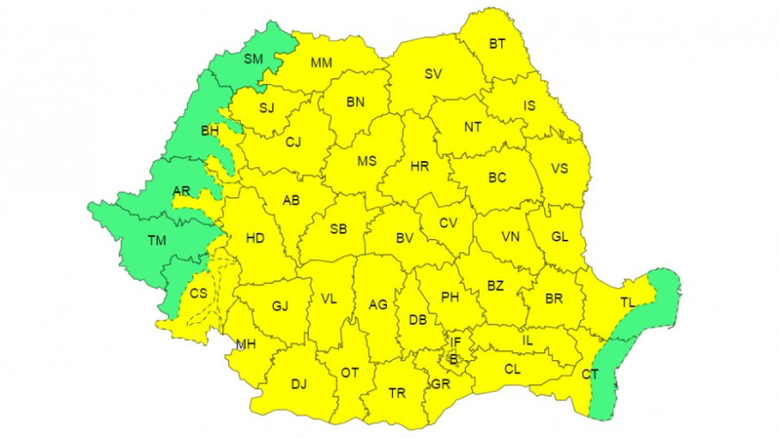 Zivatarokra lehet számítani az ország nagy részén