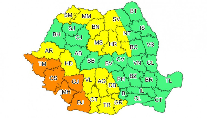 Több, első- és másodfokú riasztást adtak ki