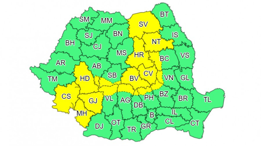 Záporokra, zivatarokra figyelmeztetnek a meteorológusok