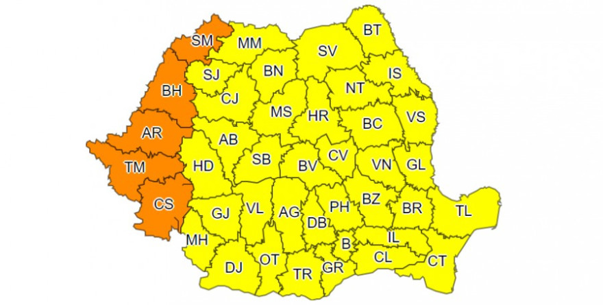 Továbbra is viharos marad az időjárás az ország nagy részében