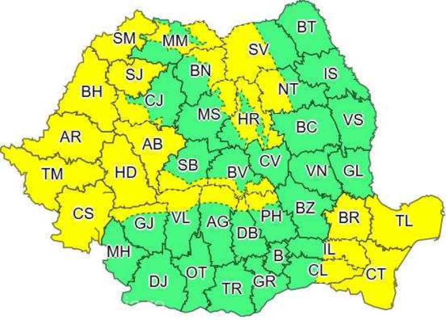 Szerda estig hideg, csapadékos, szeles idő várható