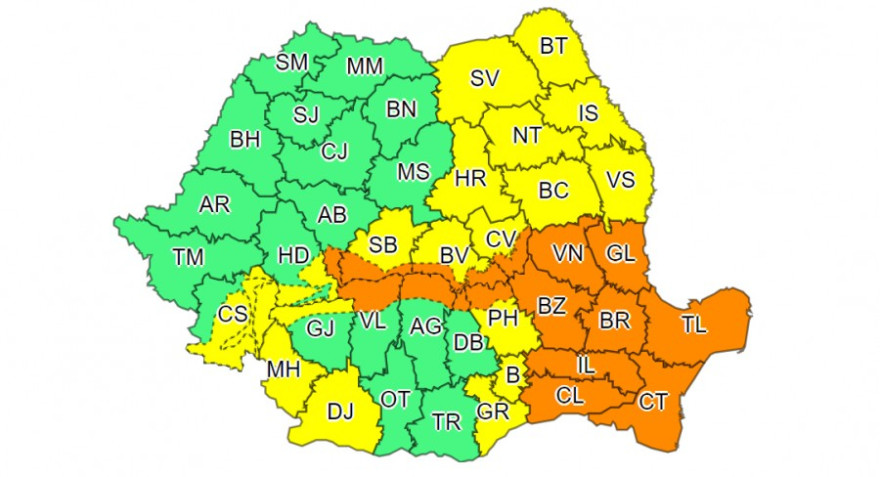 Vasárnapig havazásra, hóviharokra lehet számítani