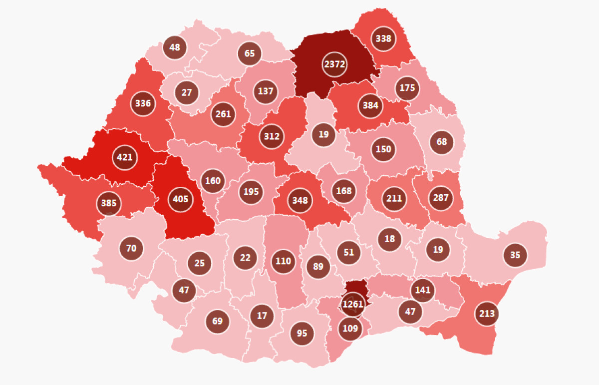 Hargita megyében 120-ra nőtt az eddig koronavírussal fertőzöttek száma