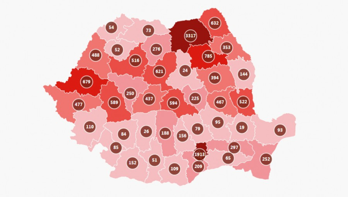 Hargita megyében 12 új esetet regisztráltak az elmúlt 24 órában