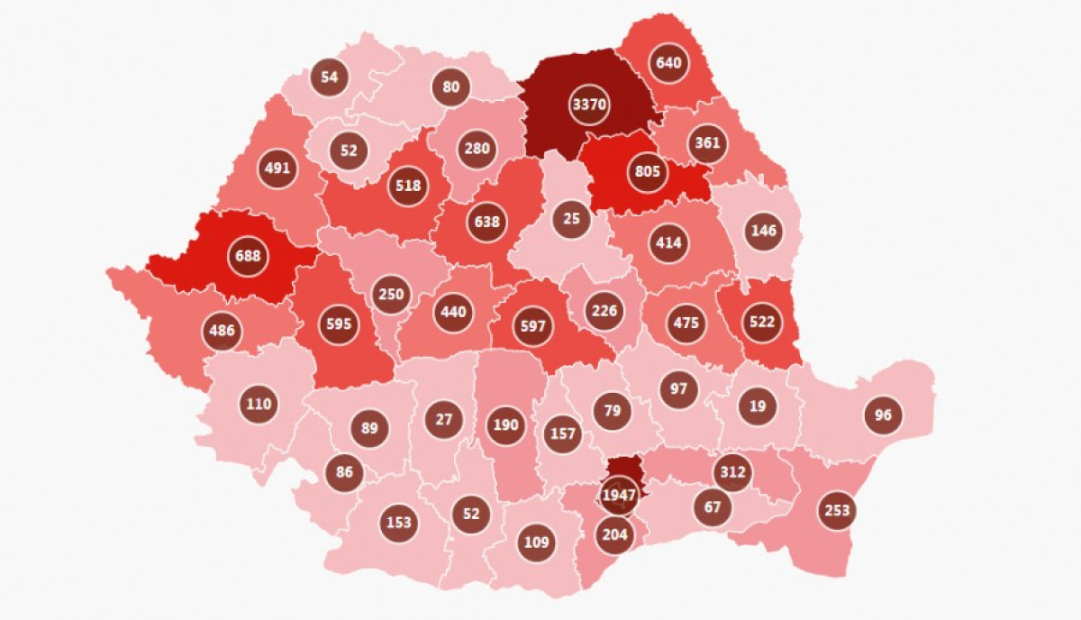 Hargita megyében 25-re nőtt az eddig koronavírussal fertőzöttek száma