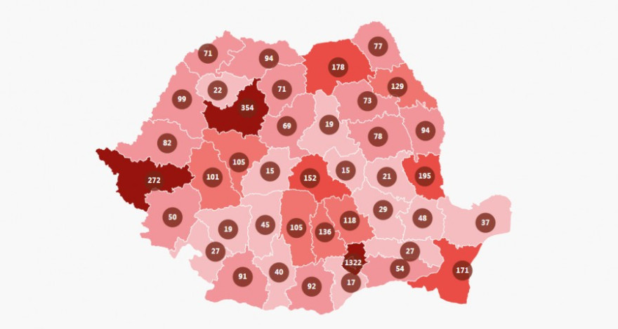 Hargita megyében 4 új esetet regisztráltak az elmúlt 24 órában