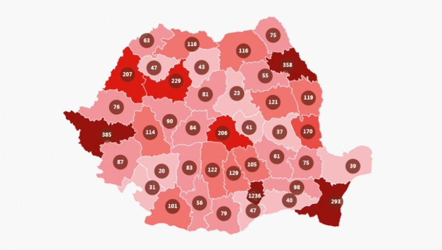 Hargita megyében 2 új esetet igazoltak az elmúlt 24 órában