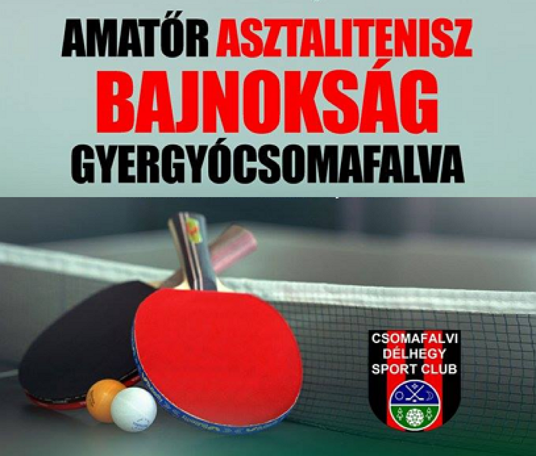 Amatőr asztalitenisz-bajnokság volt Csomafalván