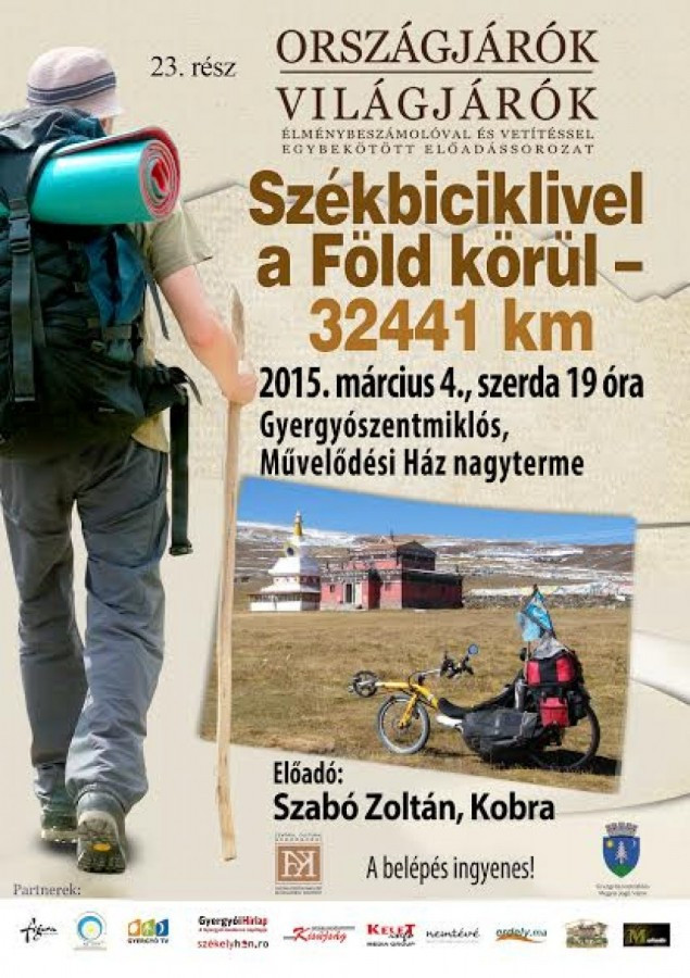 Székbiciklivel a Föld körül – 32441 km