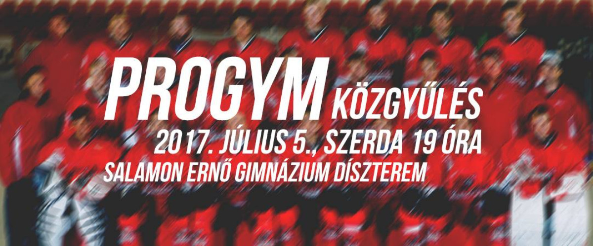 Közgyűlést tart a Progym jégkorongszakosztálya